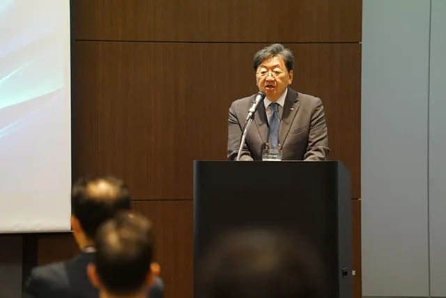 개막식 인사말 발표 전경