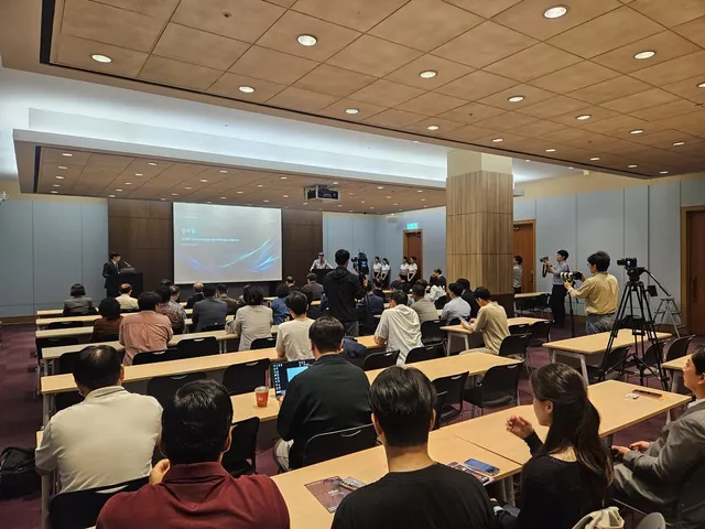 개막식 인사말 순서 객석 전경